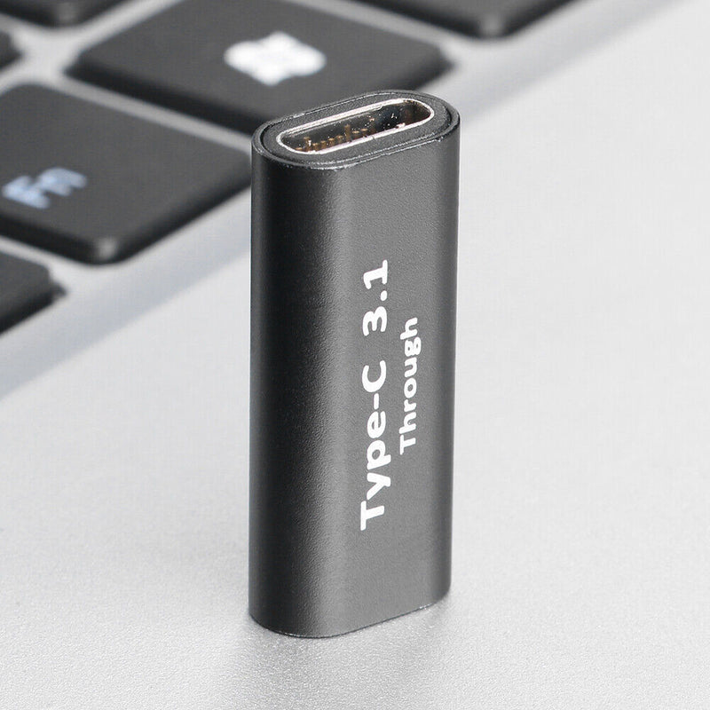 USB Type C to USB Type C Adapter 10Gbps 100W PD Female to Female Converter