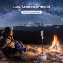 SUNDICK Lamp Extension Tube Outdoor Camping Gas Tank Extension Rod (Black) Newly