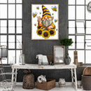 DIY Rhinestone Bee Gnome Full Round Drill Diamond Painting Mosaic Home Decor