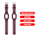 Replacement Strap for Redmi Watch 1/2/MI Watch Lite Watchband (Wine Red)