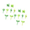Dining Tableware Reusable Cutlery Four Leaf Clover Cake Scraper Fruit Fork Bud