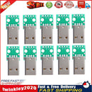 10pcs Type A USB Male to DIP 2.54mm PCB Board Power Supply Adapter Module Newly
