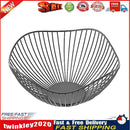 Simple Modern Iron Fruit Basket Creative Snacks Bread Storage Drain Basket Newly