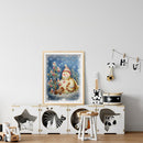 30x40cm 5D DIY Full Round Drill Diamond Painting Snowman Cartoon for Home Dec