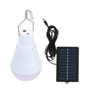 12LED Outdoor Waterproof Solar Bulb Hanging Lamp Yard Garden Camping Tent L