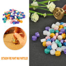 100pcs Octagon Fire Painting Pill Retro Sealing Wax Grain for Hand Account Newly