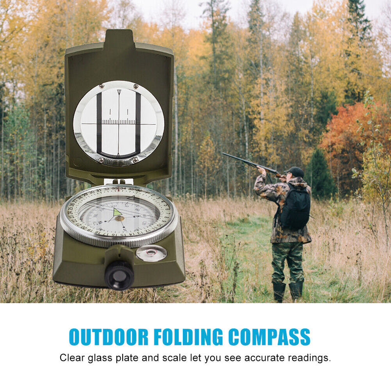 Portable Glowing Compass, Camping, Hiking, Boating, Survival, Navigati