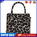 Women Print Chain Shoulder Bag Lady Mini Zipper Top-handle Bag (Leopard)