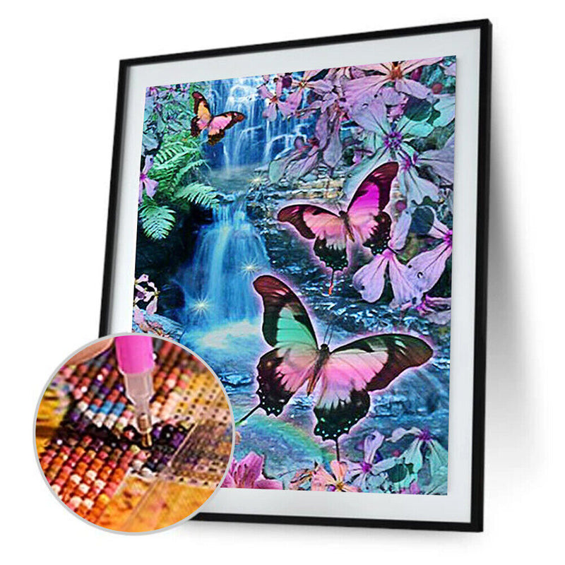 Butterfly 5D Full Diamonds Painting DIY Embroidery Cross Stitch Home Decor