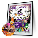 5D DIY Diamond Painting Full Round Drill Halloween Decor Rhinestone Art Cra
