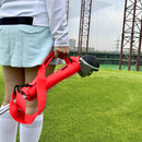 Golf Club Carrier Bag Nylon Driving Range Course Training Travel Case (Red)