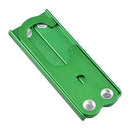 Aluminum Alloy Folding Coat Hanger Portable Clothes Drying Rack (Green) Newly