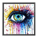 Partial Embroidery Kits Eyes 11CT Stamped 3 Strands Needlework Home Decoration