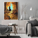 Forest Witch Oil Paint by Numbers Hand Painted Frameless Picture Home Ornamen