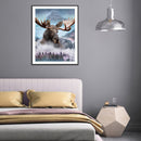 5D DIY Diamond Painting Misty Hippo Full Round Drill Mosaic Picture Wall Art Kit