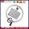 Hanging Ring Phone Silicone Chain Anti-Lost Lanyard Bracelet (Clear White)