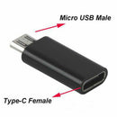 Type C Female to Micro USB Male Adapter Connector Converter Adapte Andriod 7Y6R