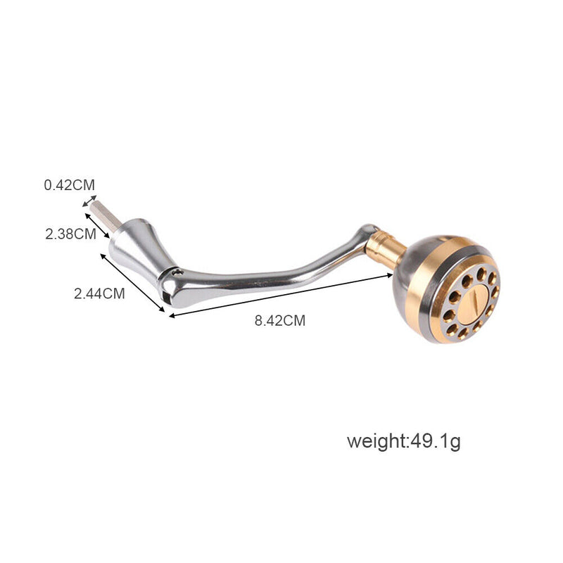 Fishing Reel Accessories Metal Carbon Brazing Rocker Grip Spinning Wheel Ha