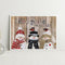 Three Snowman Oil Paint by Numbers Hand Painted Frameless Picture Home Ornament