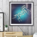 5D DIY Diamond Painting Partial Special Drill Horse Picture of Rhinestone