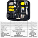 148pcs/set Watch Repair Tools Watch Case Opener Back Case Cover Remover Link Pin