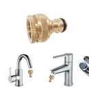 Copper Faucet Connection - Corrosion & Rust Resistant Faucet Interface (A)