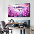 Seaside Plants 5D DIY Full Round Drill Diamond Painting Embroidery Needlework
