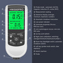 0-2000um Metal Coating Tester Digital Display Thickness Coating Meter for Fe/nfe