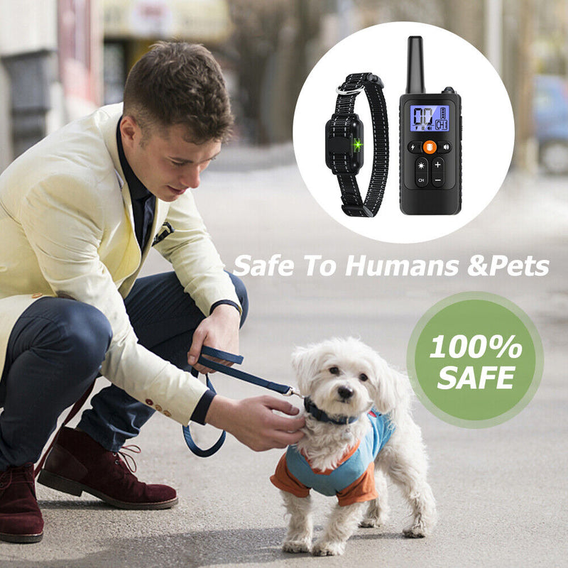 800m Dog Trainer 4 Modes Waterproof Dogs Training Device Reflective Pet Suppl