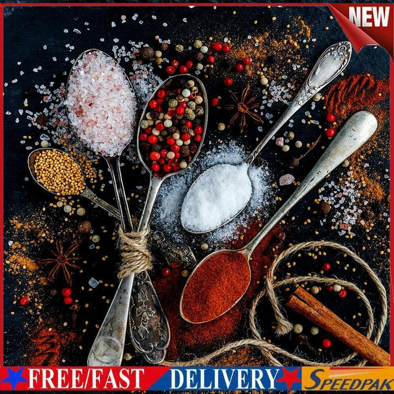 5D DIY Full Drill Diamond Painting Spice Cross Stitch Embroidery Mosaic Kit