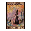 11CT Printed Full Cross Stitch Handcraft Witch Artwork Wall Decoration (2) Newly