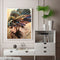 Girl with Feathers Oil Paint By Numbers DIY Handpainted on Canvas Wall Art