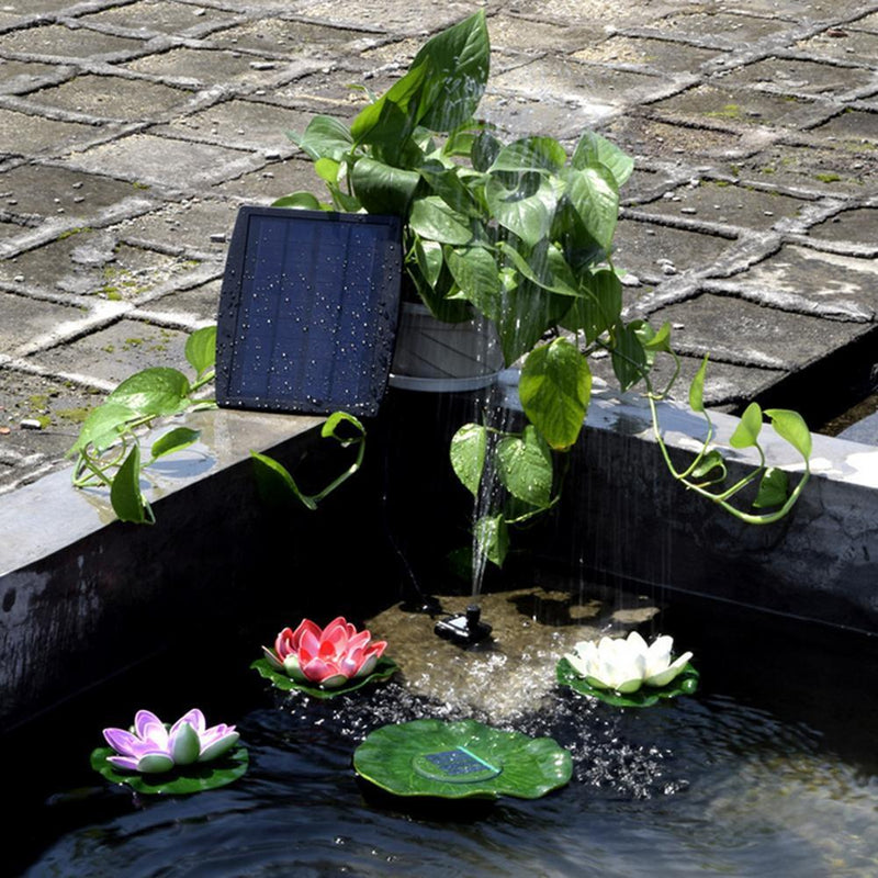 Outdoor Solar Water Fountain Pump for Bird Bath Garden Pool Pond Aquarium