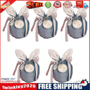 Velvet Easter Rabbit Candy Packing Bags Jewelry Organizer Decor (Sky Blue)