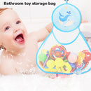 Baby Cartoon Bath Water Toys Hanging Net Ocean Balls Storage Bag (Whale)