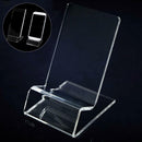1x Acrylic Business Card box Cell Phone Display Stands Holder Stand Q8K2 A7T0
