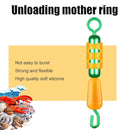 8pcs Quick Release Sub-Clip Silicone Sub-Line Thread Clamp Fishing Tackle Tools