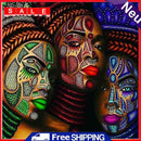 5D DIY Full Drill Diamond Painted Painted Face Unique Style Cross Stitch Mo