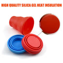 Portable Silicone Folding Mug Retractable Collapsible Anti-Drop Water Teacups