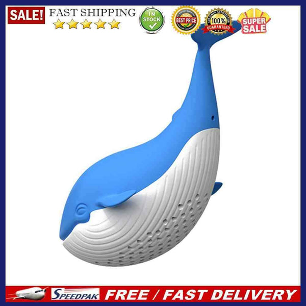 Kitchen Accessories Whale Tea Strainer Silicone Filter Infuser for Spice Co