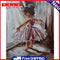 Hand Painted Oil Paint By Numbers DIY Dancing Girl Drawing Wall Decoration Gift