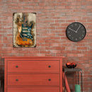 #A Retro Guitar Metal Plate Tin Sign Plaque for Bar Pub Club Cafe Home Decorat