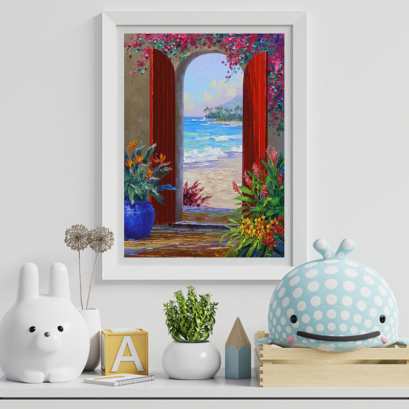 DIY Diamond Painting Kits Full Round Drill Landscape Crafts Home Decoration Gift