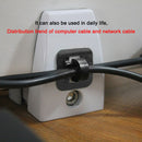 5pcs Bicycle C Clips MTB Bike Brake Line Case Cable Tube Fixed Base (Black)