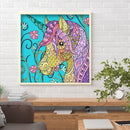 Diamond Painting Partial Special Drill horse Picture of Rhinestone