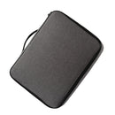 Document Bag with Lock Waterproof Safe File Organizer for Passport (Grey) Newly