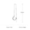 Diamond Ear Cuff Threader CZ Ear Piercing Ear Cuffs Climber Link Chain Earrings