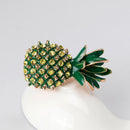 Elegant Pineapple Pins Brooch Rhinestone Badges Jacket Jewelry Ornaments Newly