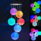 Solar Wind Chime Ball Light LED Waterproof Outdoor Courtyard Garden Decor Newly
