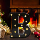 Letters LED Night Lights Alphabet Symbol Sign Lamp Home Wedding Decor (B)